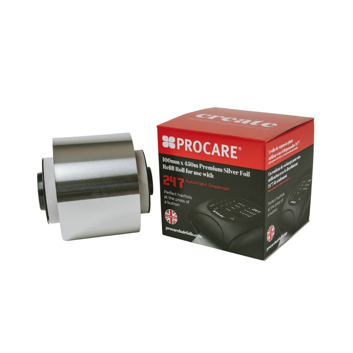 100MM X 450M PROCARE 24*7 FOLII ALUMINIU ROLĂ - RUTINA.ro100MM X 450M PROCARE 24*7 FOLII ALUMINIU ROLĂRUTINA.roRUTINA.ro