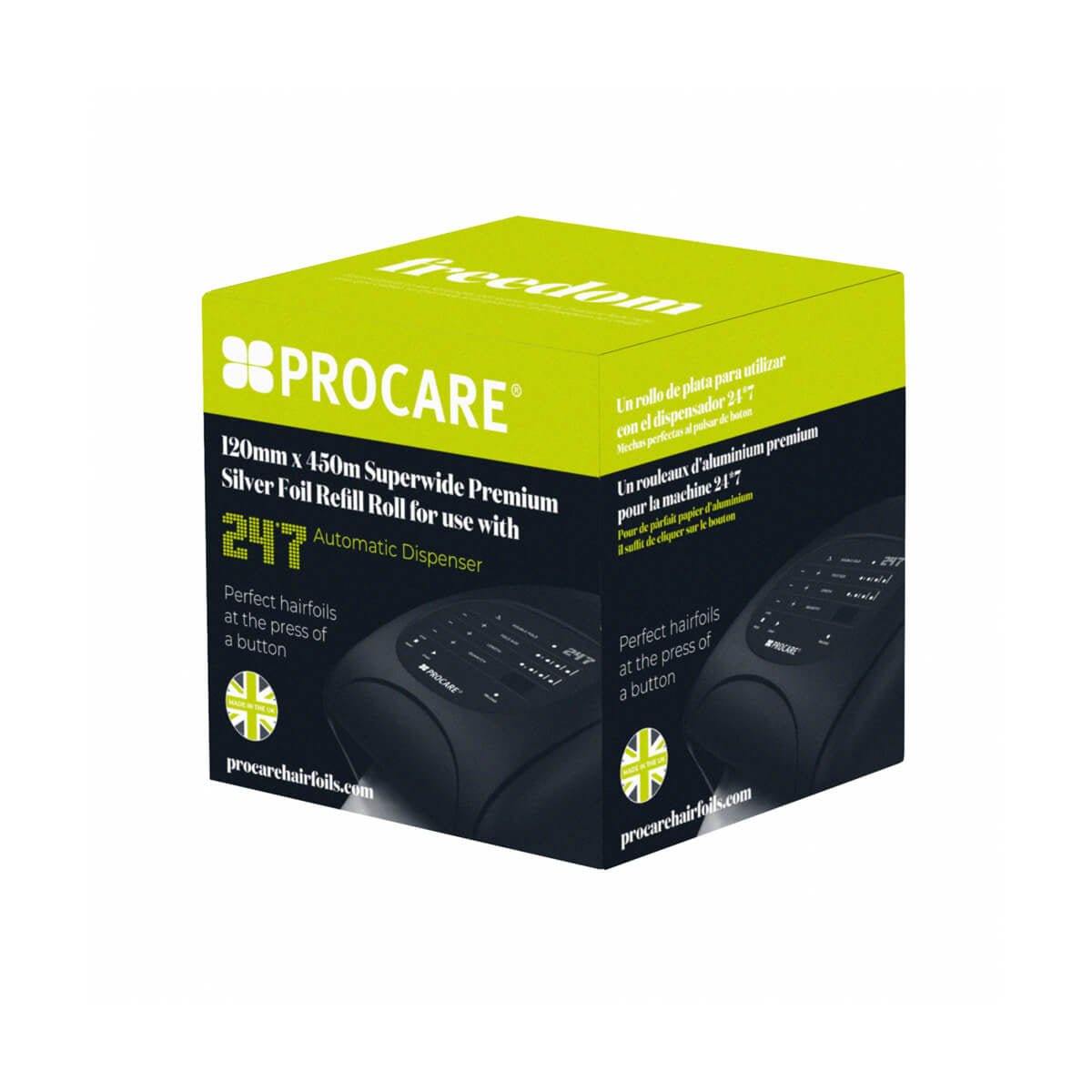 120MM X 450M PROCARE 24*7 FOLII ALUMINIU ROLA - RUTINA.ro120MM X 450M PROCARE 24*7 FOLII ALUMINIU ROLARUTINA.roRUTINA.ro