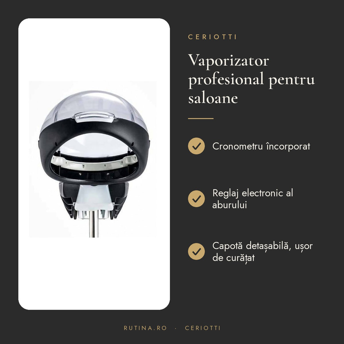 Vaporizator Geyser Ozone - Ceriotti – beneficii