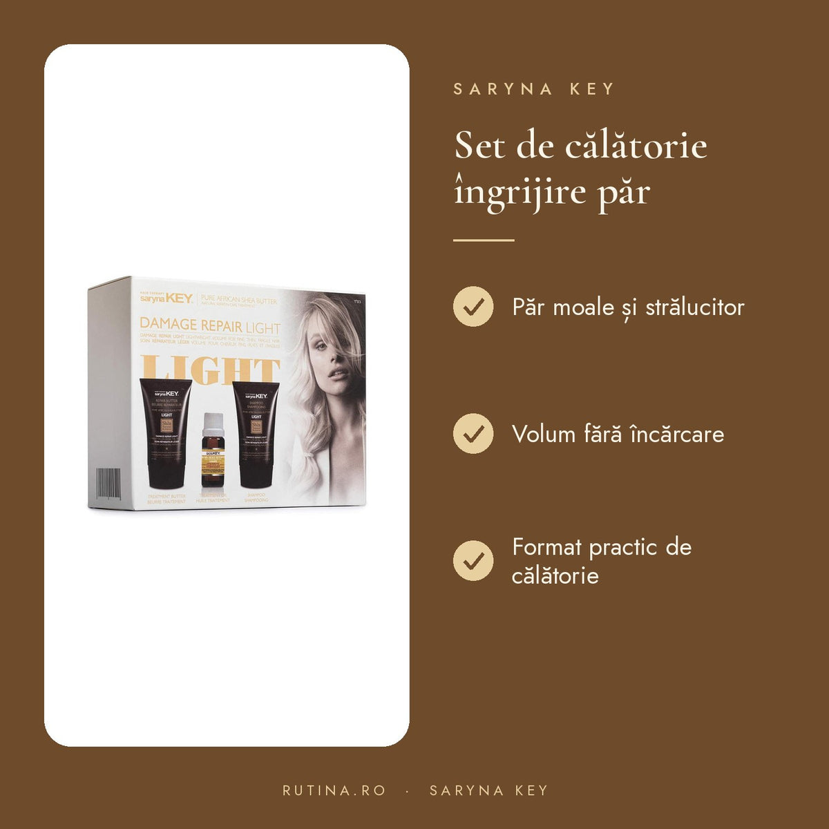 Damage Repair Light - Set de calatorie – beneficii