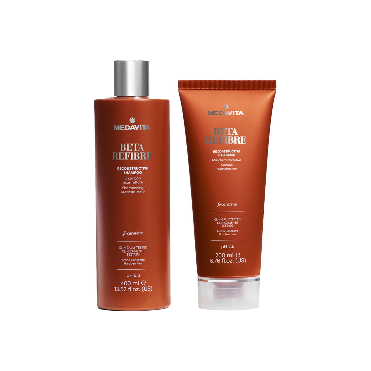 Duo Luxury Kit pentru Repararea Parului - Medavita Betarefibre