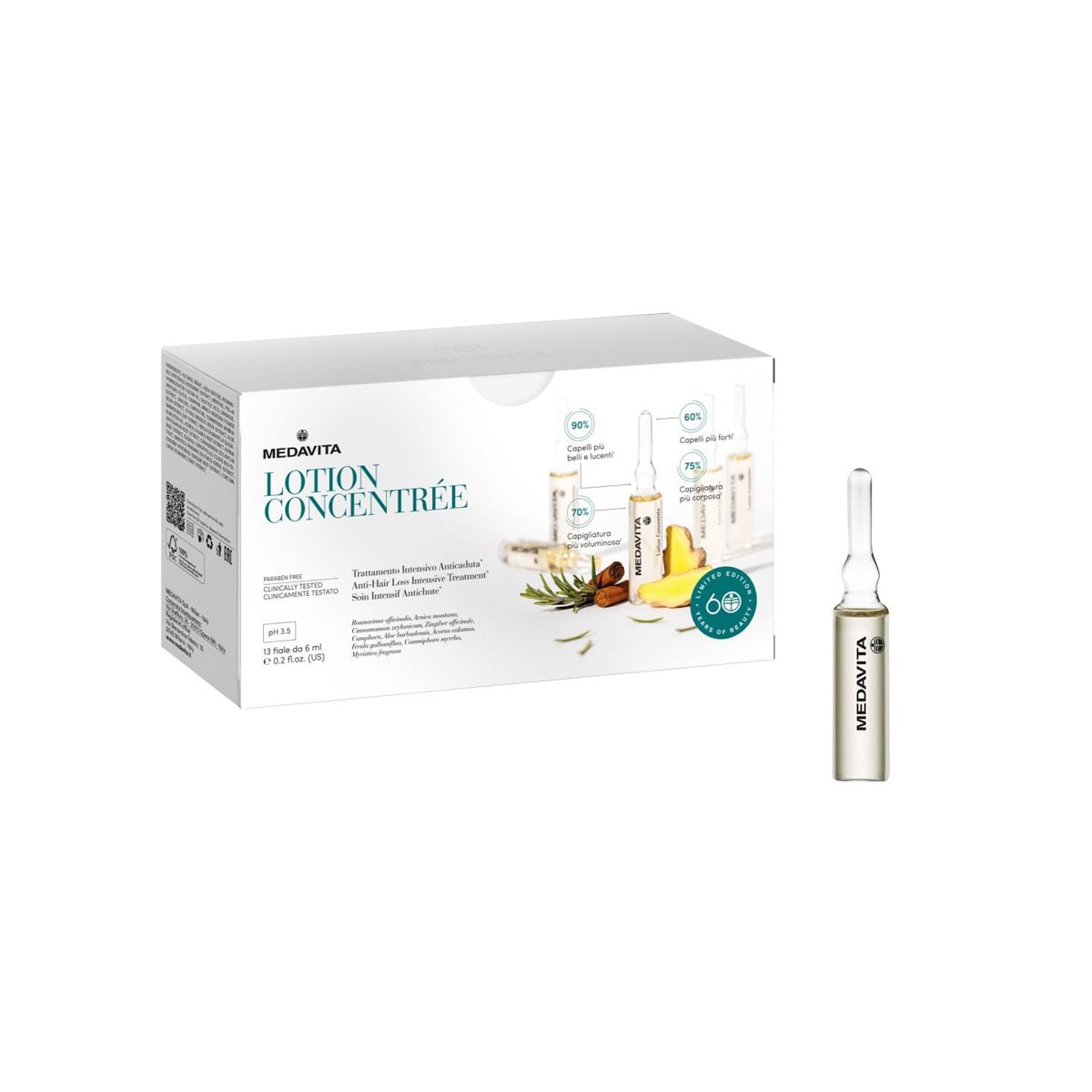 Fiole anticadere par Medavita - Tratament intensiv anticadere, fara parabeni, PH 3.5 - 12x6ml - RUTINA.roFiole anticadere par Medavita - Tratament intensiv anticadere, fara parabeni, PH 3.5 - 12x6mlRUTINA.roRUTINA.ro