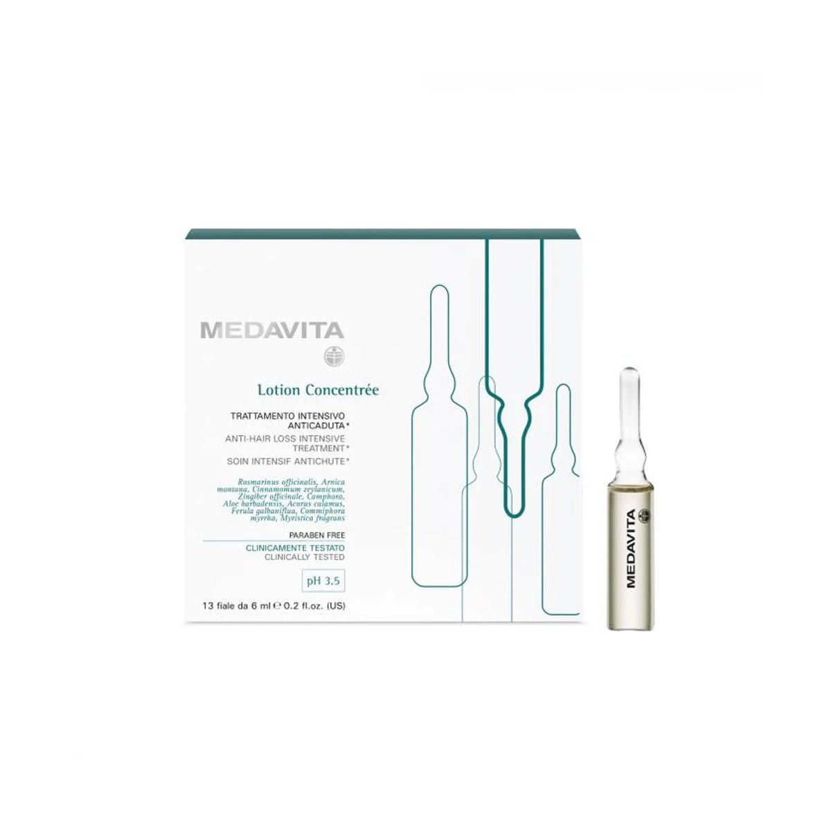 Fiole anticadere par Medavita - Tratament intensiv anticadere, fara parabeni, PH 3.5 - 12x6ml - RUTINA.roFiole anticadere par Medavita - Tratament intensiv anticadere, fara parabeni, PH 3.5 - 12x6mlRUTINA.roRUTINA.ro