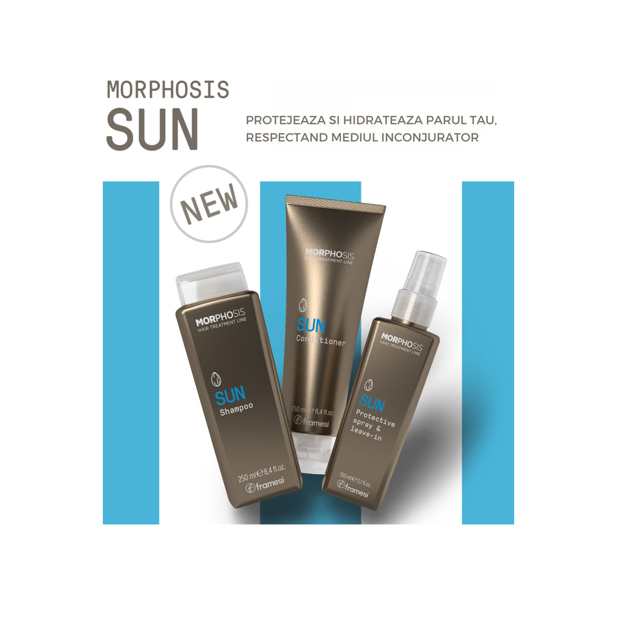 Kit Morphosis Sun Care - Protectie UVA+UVB pentru par