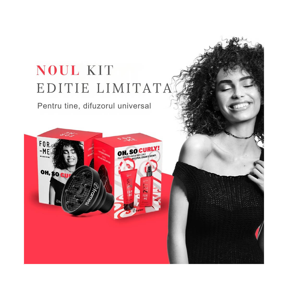 Kit pentru par ondulat - 308 + 227 FOR-ME + DIFUZOR