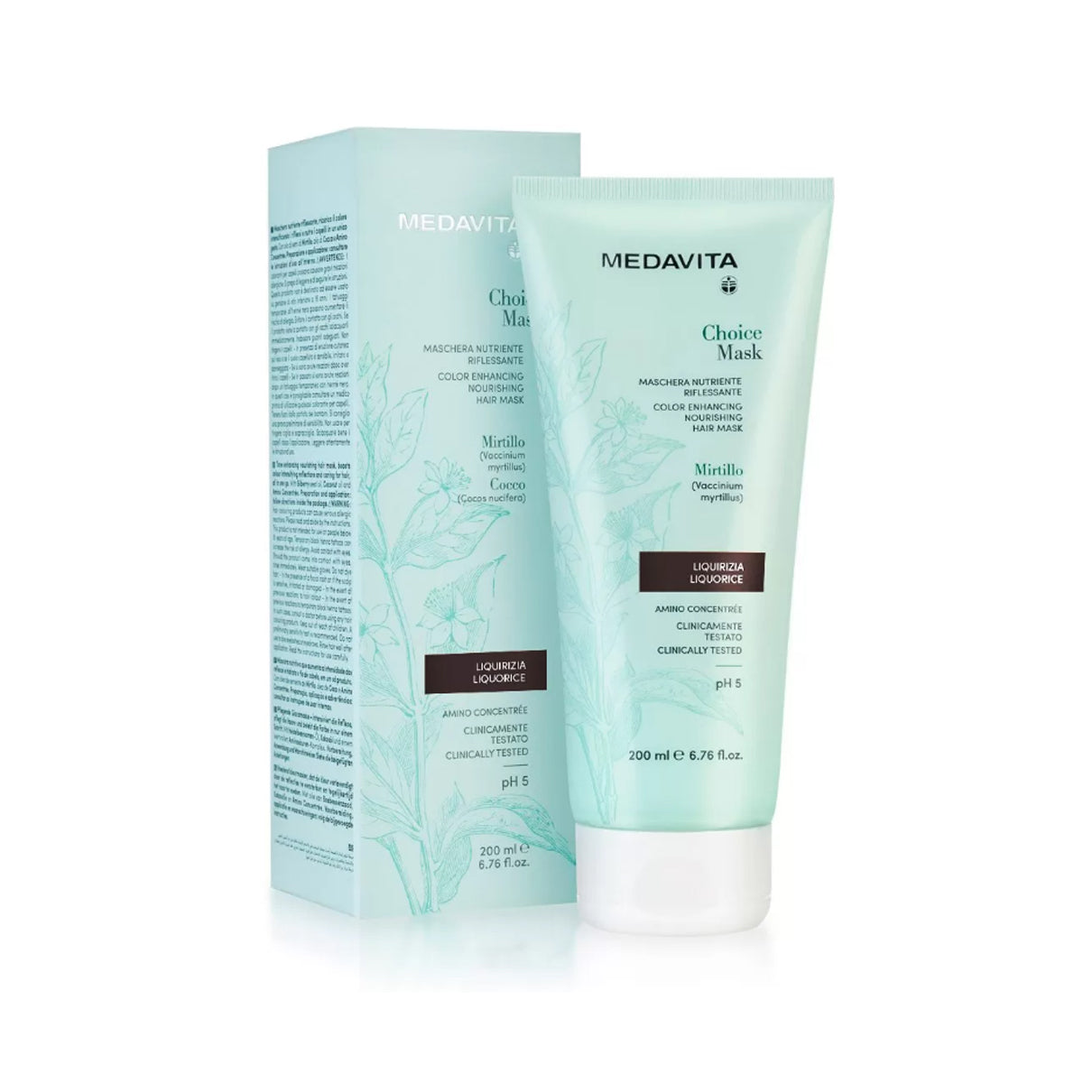 Masca de Par Coloranta Liquorice (Lemn Dulce) 200ml