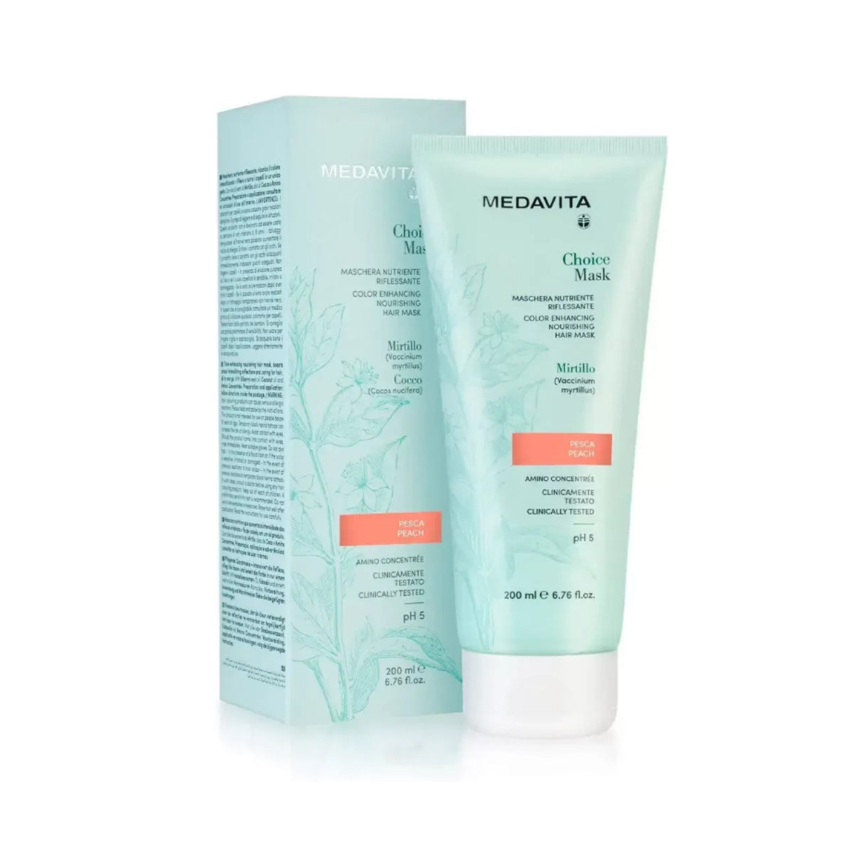 Masca de Par Coloranta Peach (Piersica) 200ml