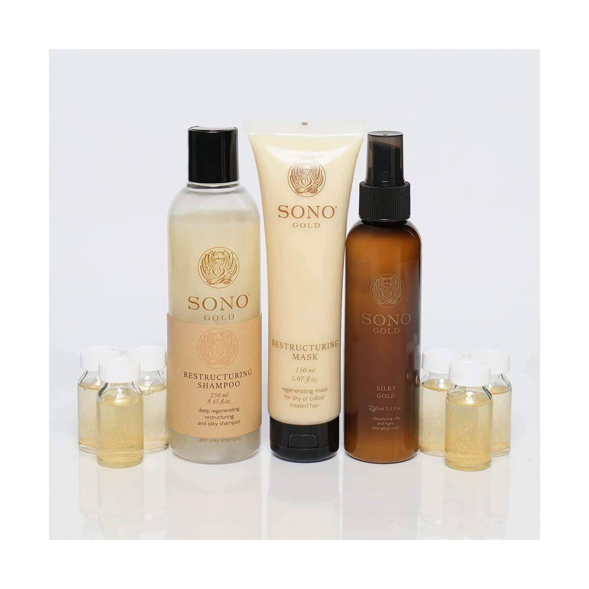 Mască leave-in Gold Sono 150ml - imagine 2