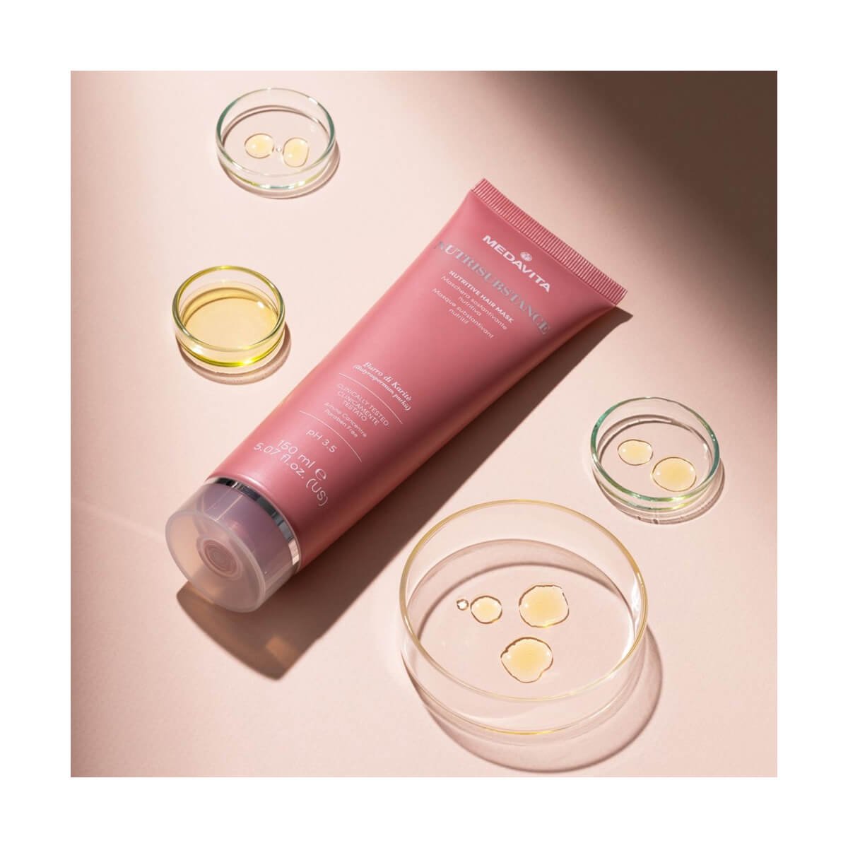 Masca pentru Hidratare cu Unt de Shea si Aminoacizi - Nutrisubstance - —