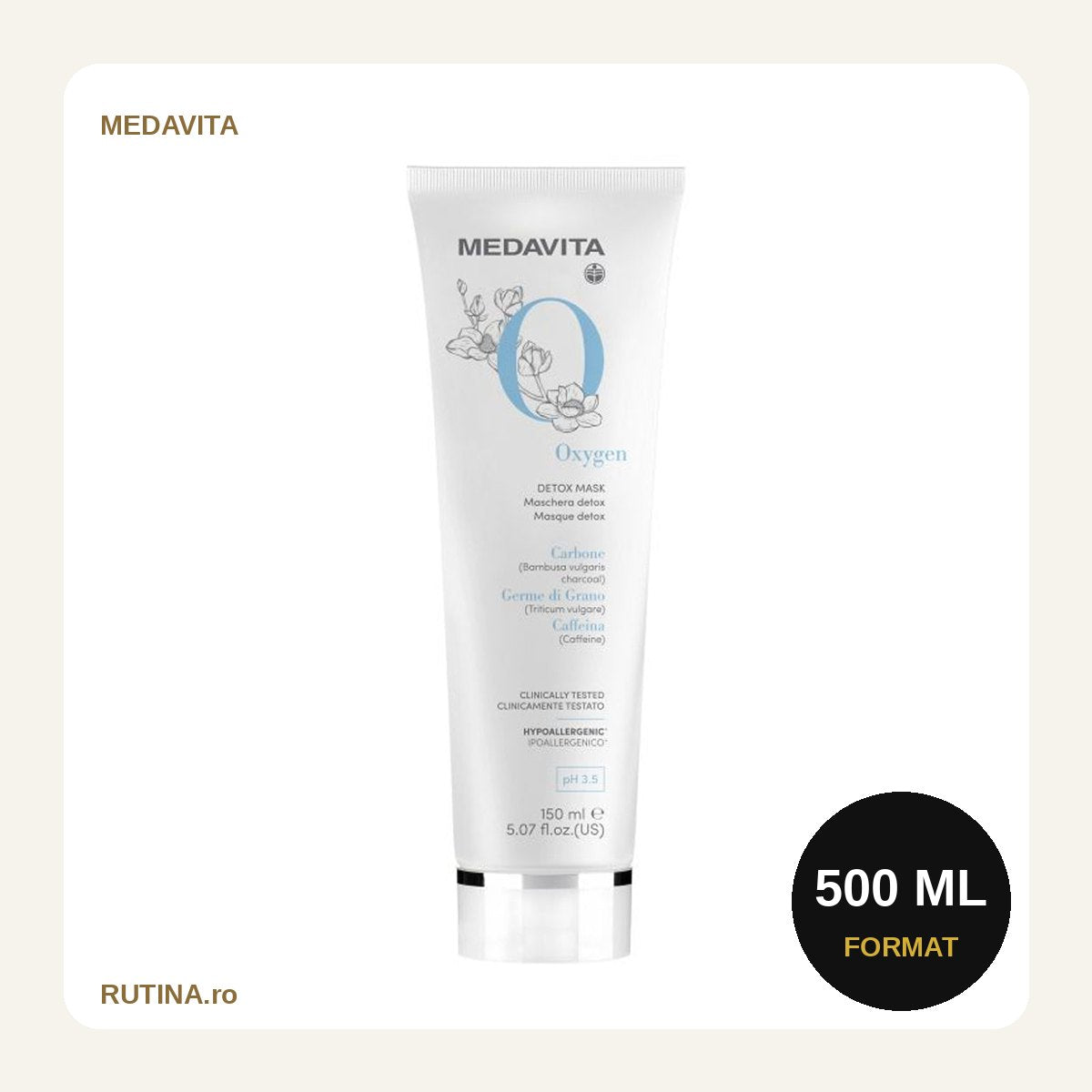 Masca pentru Detoxifiere - Revitalizanta – 500 ml – format 500 ml
