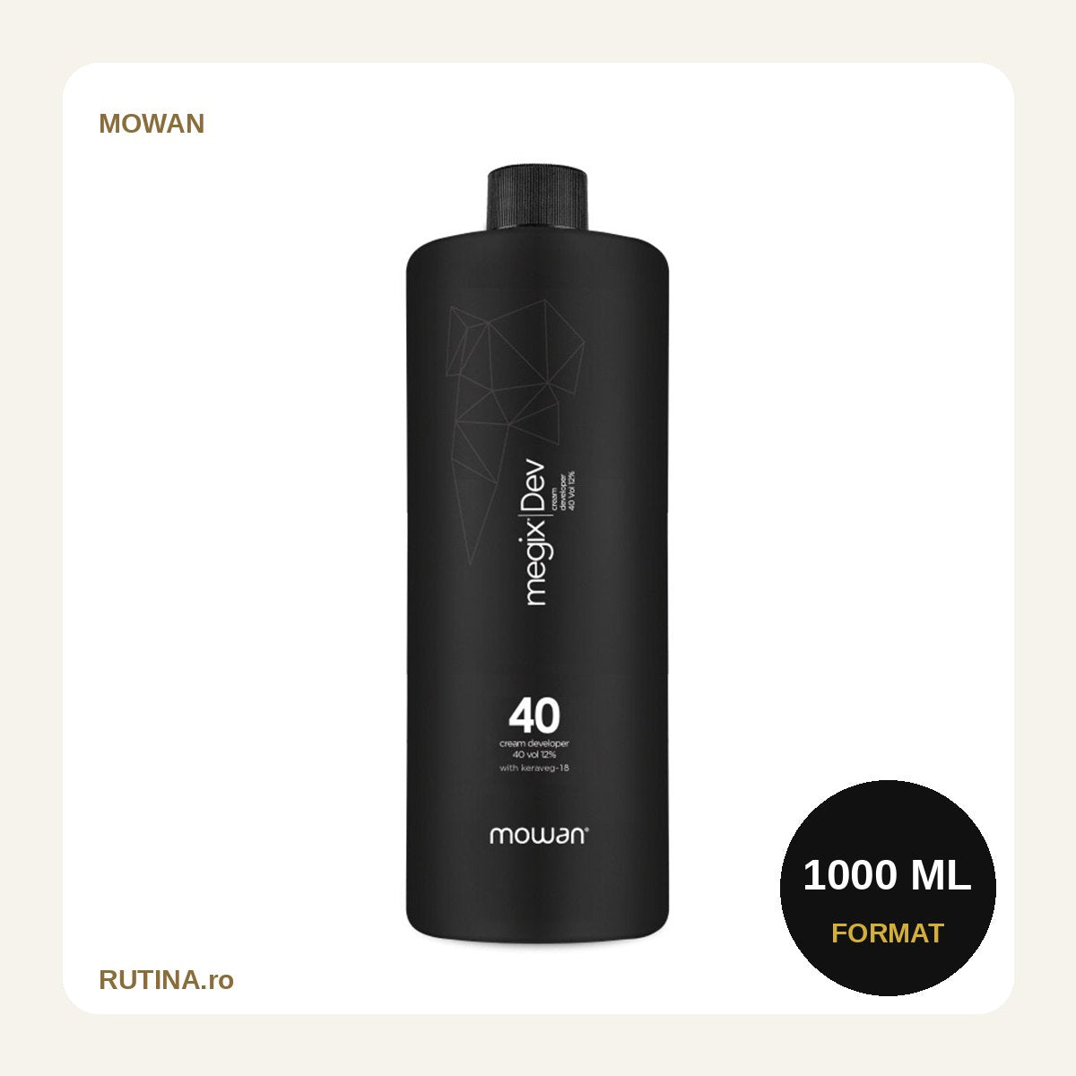 Oxidant Megix10 - 40 VOLUME - Megix10 Developer – 1000 ml – format 1000 ml