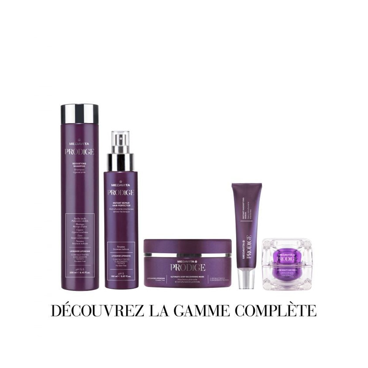 Sampon pentru Umplere si Restructurare - pH 5.5 Prodige – 1000 ml – imagine 4