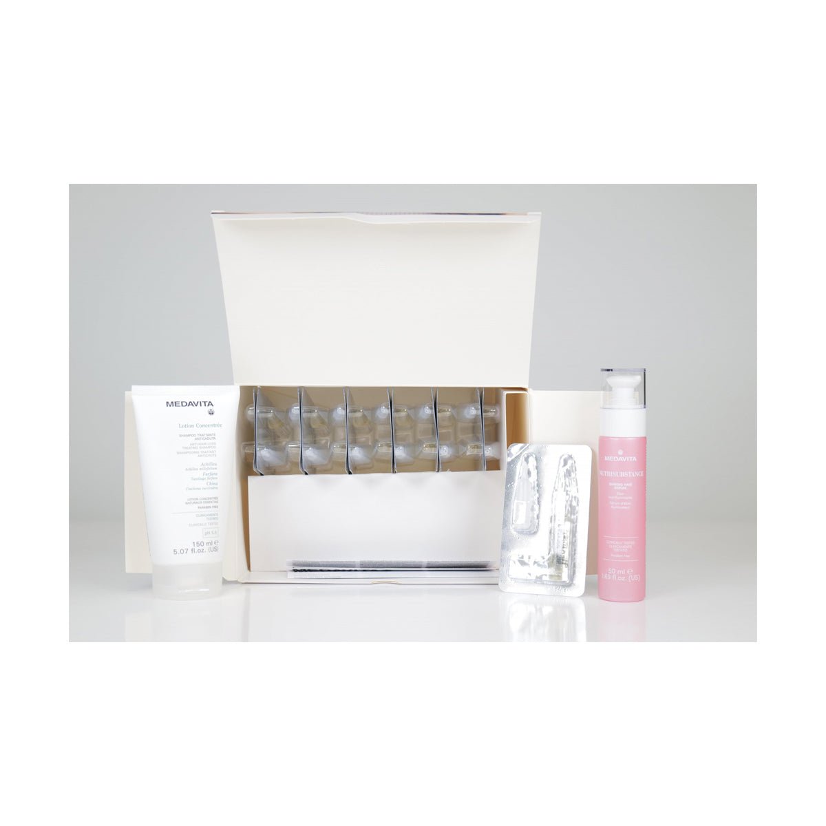 Set anticadere par Medavita - fiole anticadere + ulei nutritiv pentru par - RUTINA.roSet anticadere par Medavita - fiole anticadere + ulei nutritiv pentru parRUTINA.roRUTINA.ro