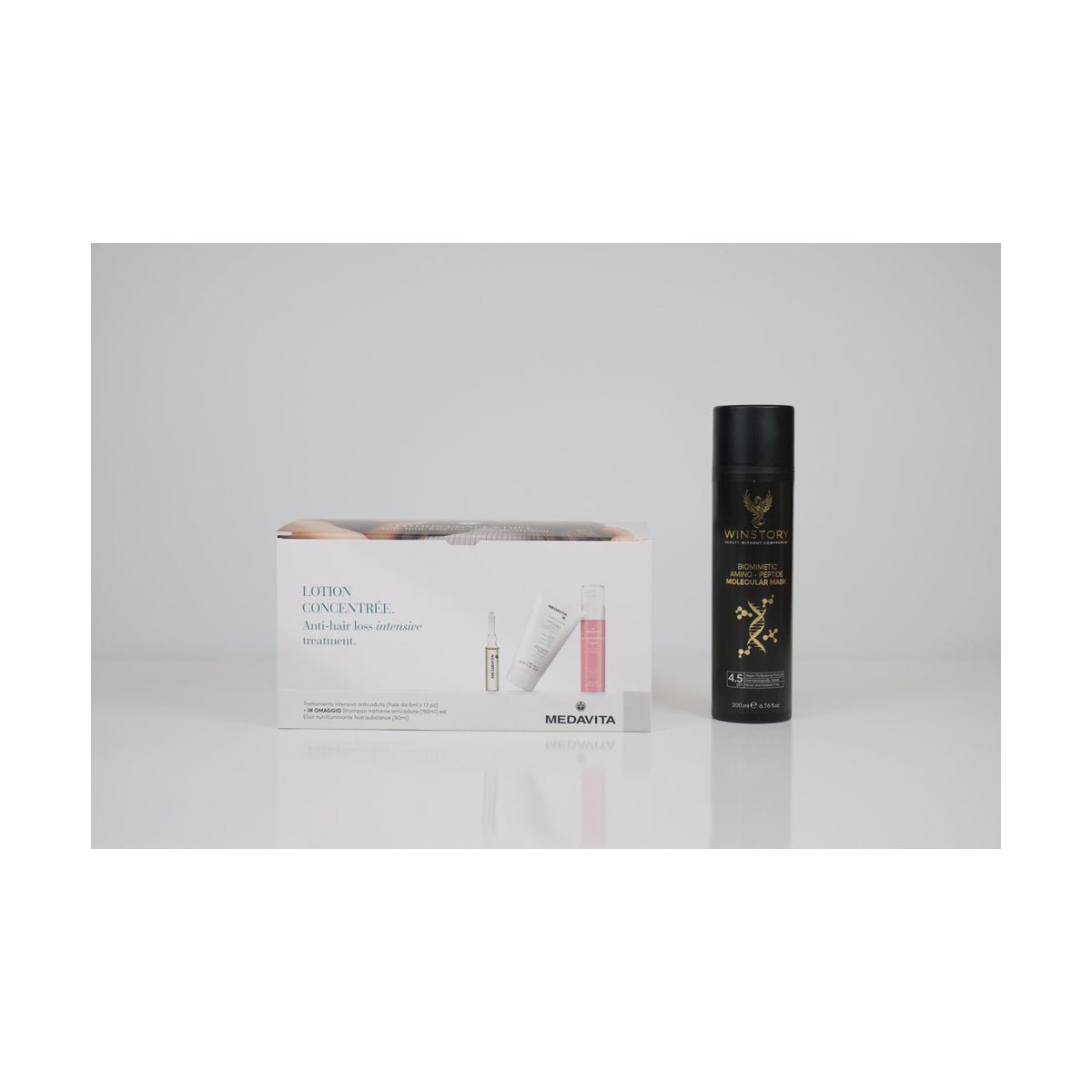 Set Anticadere + Reparare Moleculara - Fiole Medavita + Masca Moleculara WINSTORY (GRATUIT Ulei Nutritiv+Sampon Anticadere) - RUTINA.roSet Anticadere + Reparare Moleculara - Fiole Medavita + Masca Moleculara WINSTORY (GRATUIT Ulei Nutritiv+Sampon Anticadere)RUTINA.roRUTINA.ro