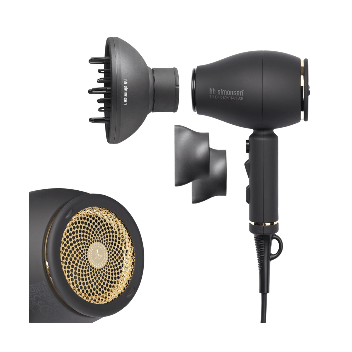 uscător de păr XS Dryer Black Orbit Hh Simonsen