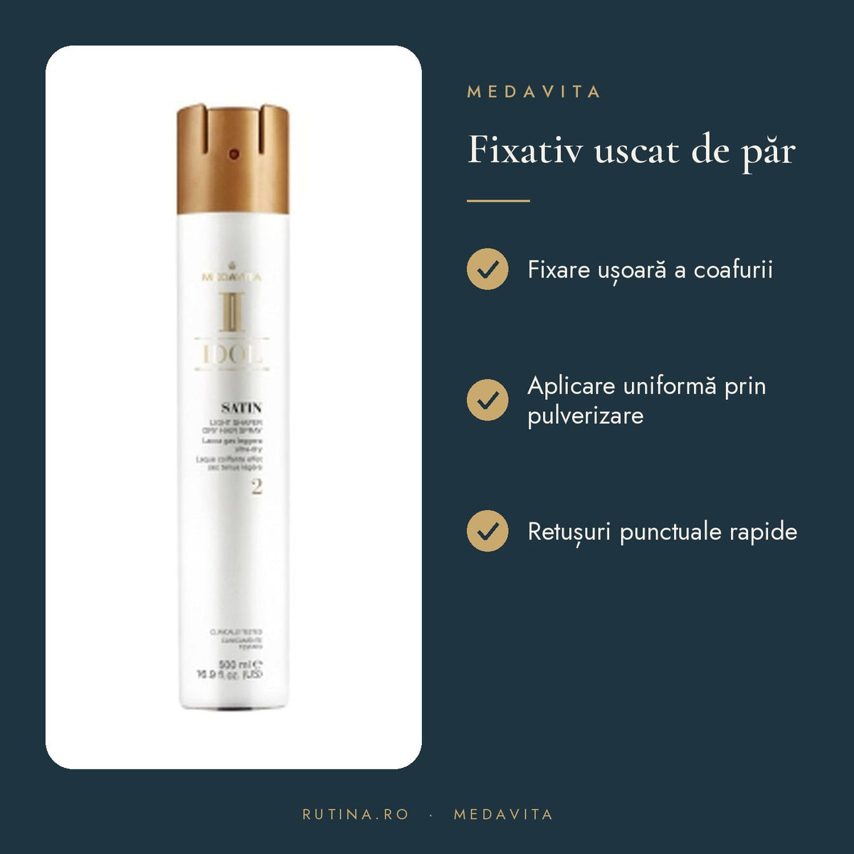 Fixativ Uscat Light - Idol – beneficii