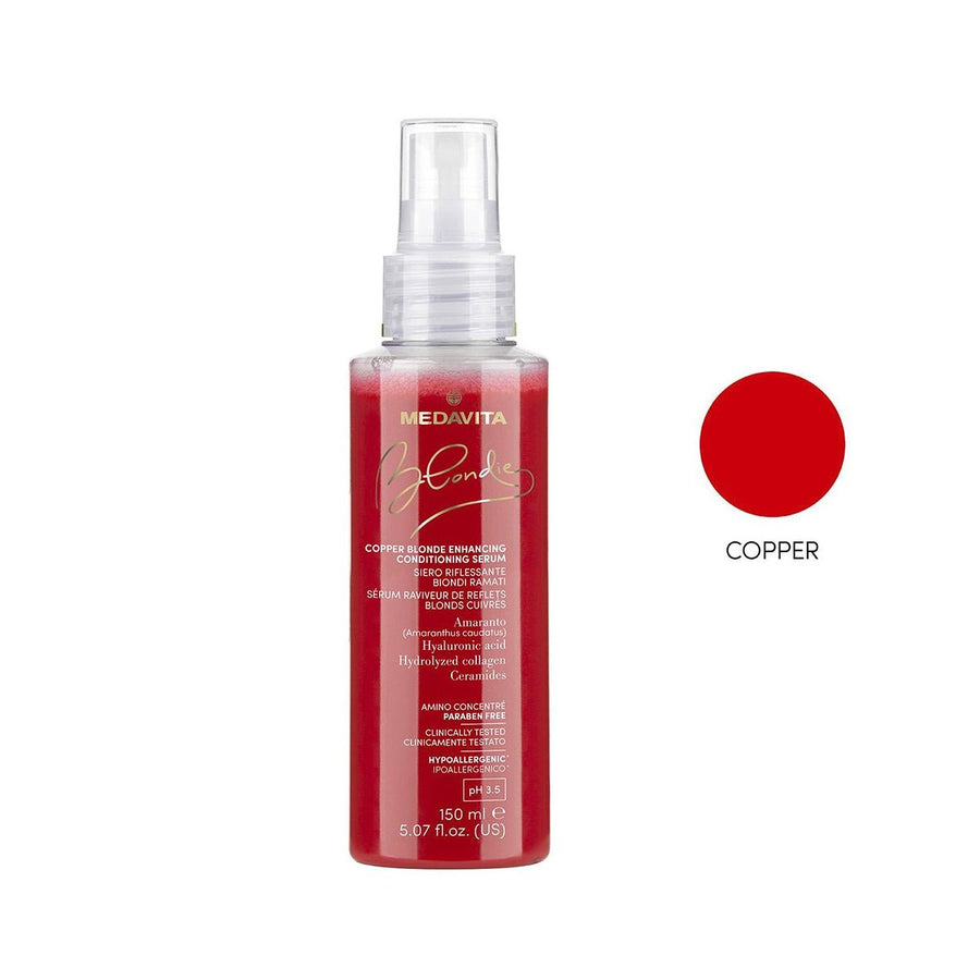 Balsam bifazic Blondie cu pigment cupru fără clătire – Medavita – 150 ml