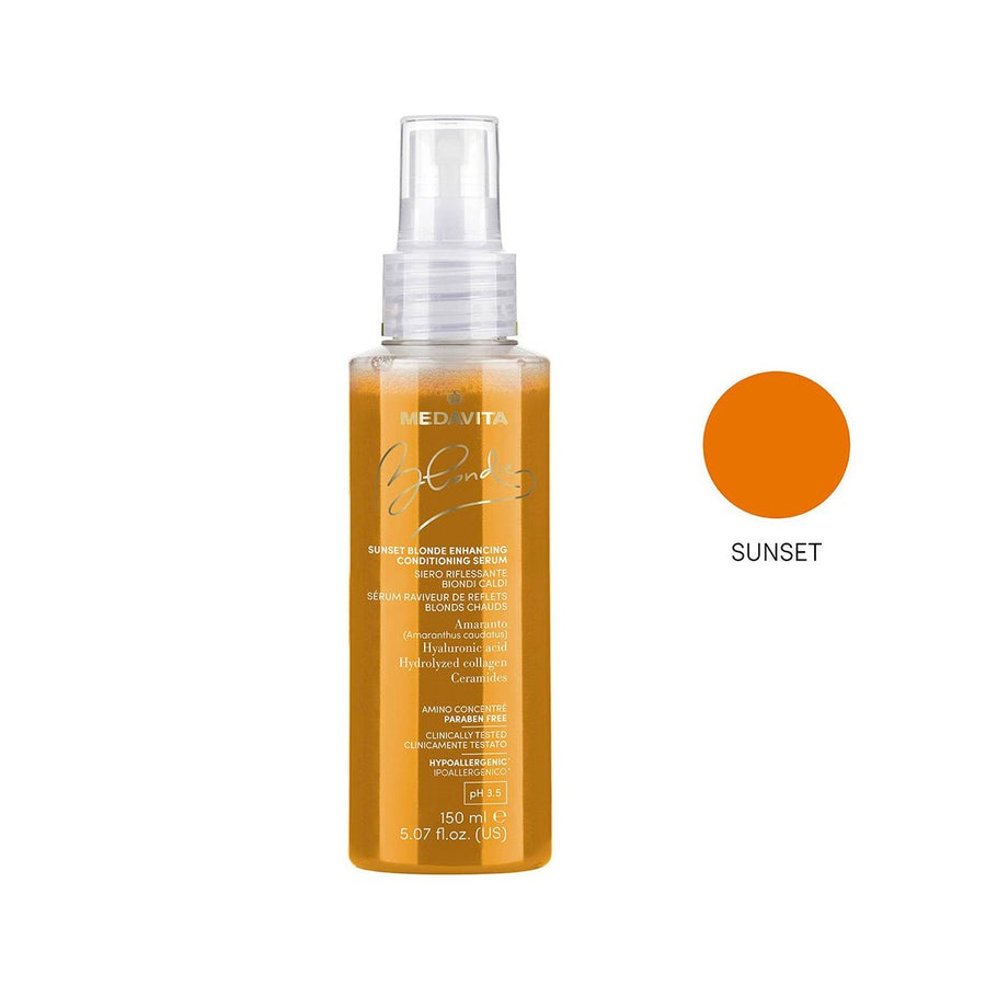 Balsam bifazic cu pigment cald fără clătire – Medavita – 150 ml