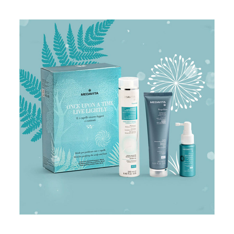 Set anti-mătreață Scalp Lightly – Medavita – 250 ml + 150 ml + 50 ml