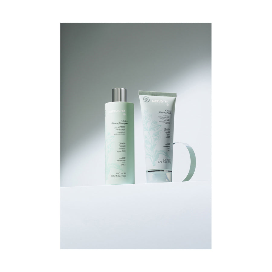 Kit duo șampon și mască Choice Glowing pentru strălucire – Medavita