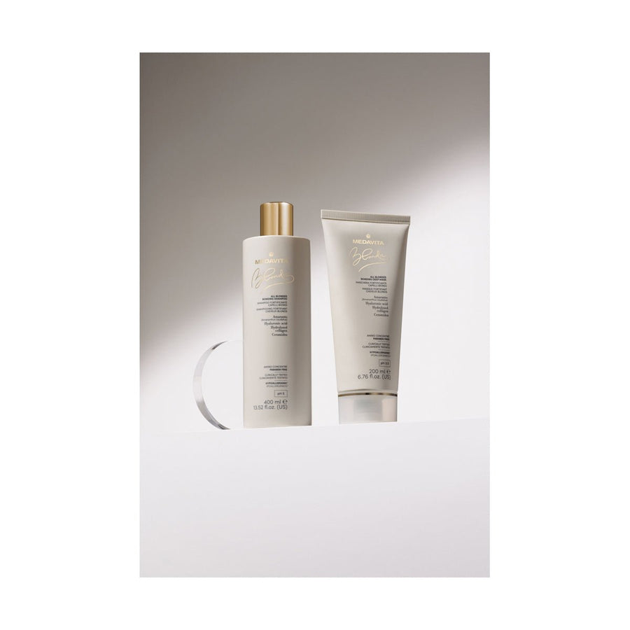 Kit Duo Luxury Blondie pentru păr blond – Medavita – 400 ml + 200 ml