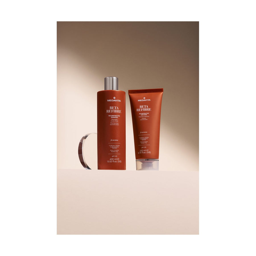 Kit Duo Luxury Beta Refibre reparator – Medavita – 400 ml + 200 ml