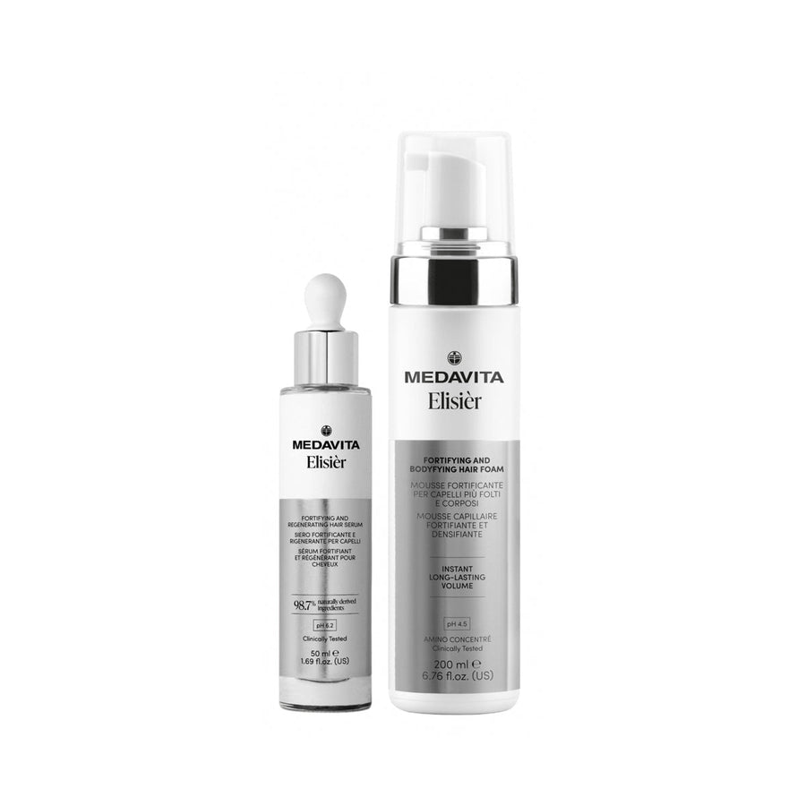 Set Elisier ser fortifiant și spumă – Medavita – 50 ml + 200 ml