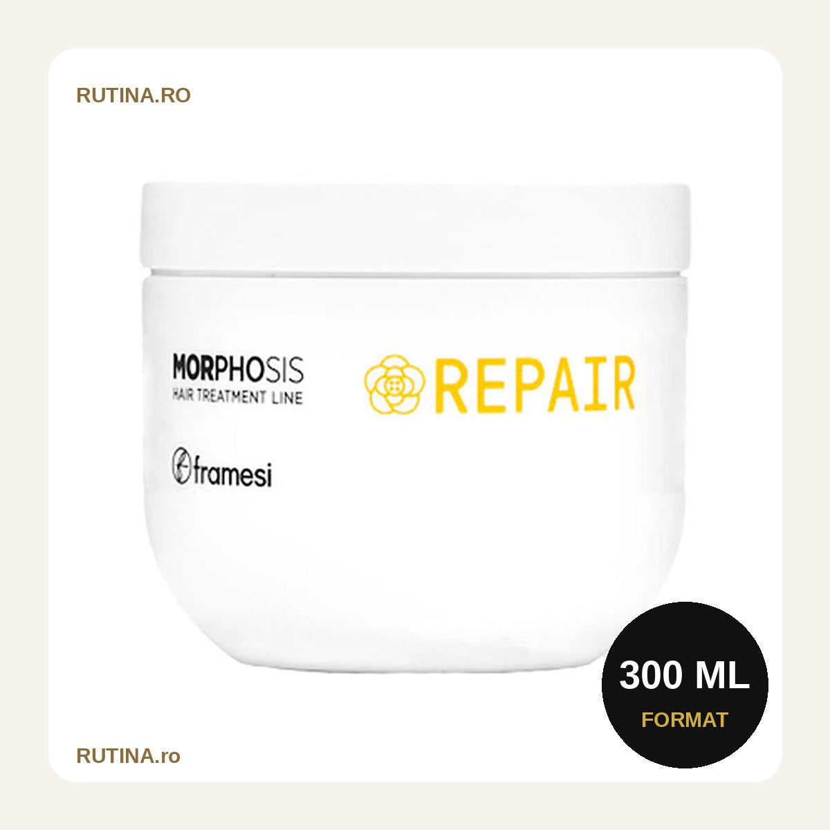 Masca pentru repararea parului - Repair Rich Treatment - Framesi – 300 ml – format 300 ml