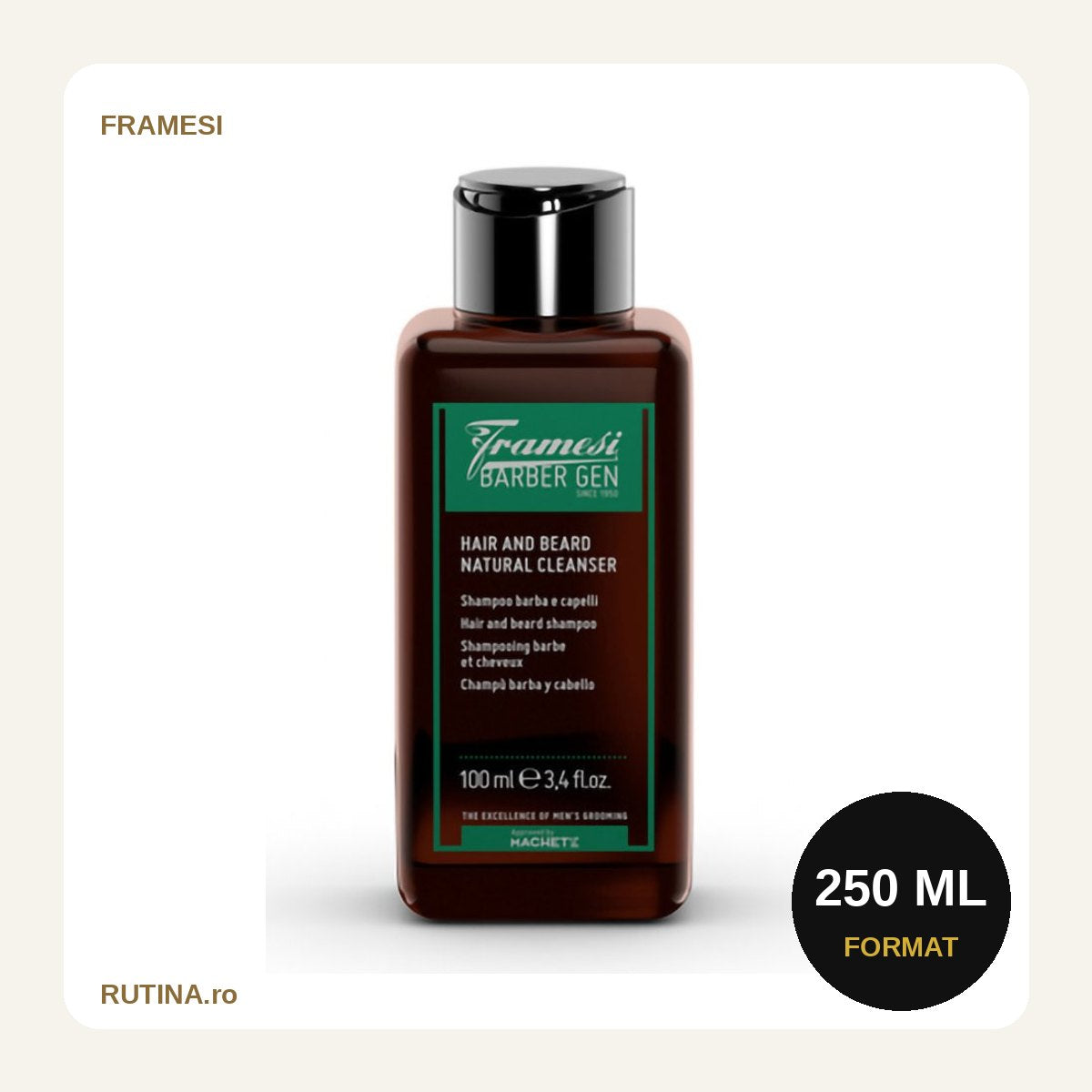 Sampon pentru Barba - BARBERGEN – 250 ml – format 250 ml