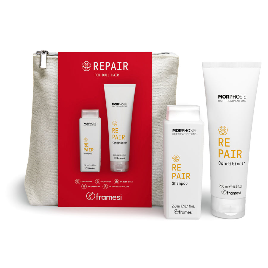 Kit Sampon si Balsam pentru Reparare - 250 ml - White Bag Morphosis Repair