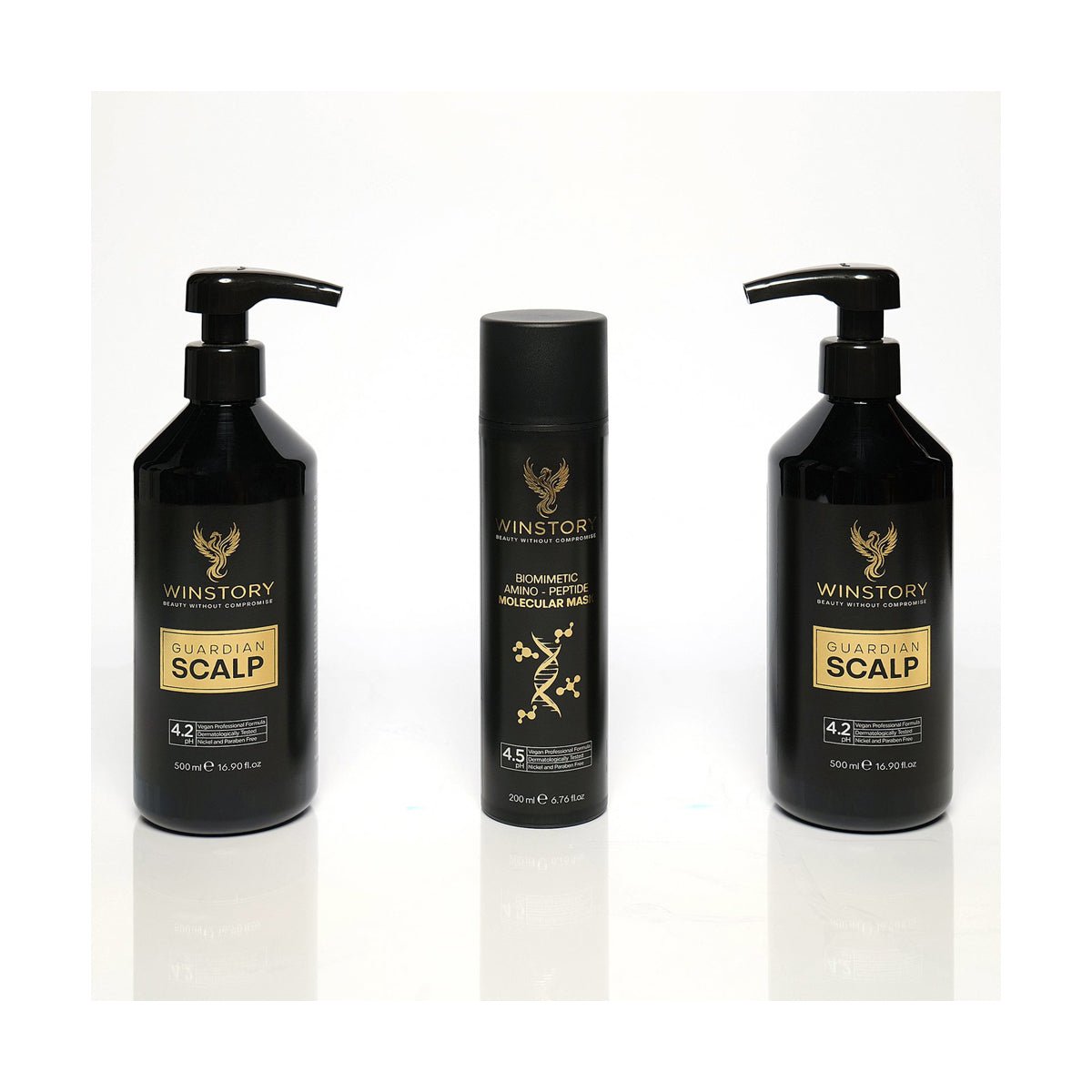 Masca de par moleculara biomimetica fara clatire (leave - in) WINSTORY, cu pH acid si fara nichel si parabeni, pentru reconstuctia parului, produs vegan, testat dermatologic, - RUTINA.roMasca de par moleculara biomimetica fara clatire (leave - in) WINSTORY, cu pH acid si fara nichel si parabeni, pentru reconstuctia parului, produs vegan, testat dermatologic,RUTINA.roRUTINA.ro