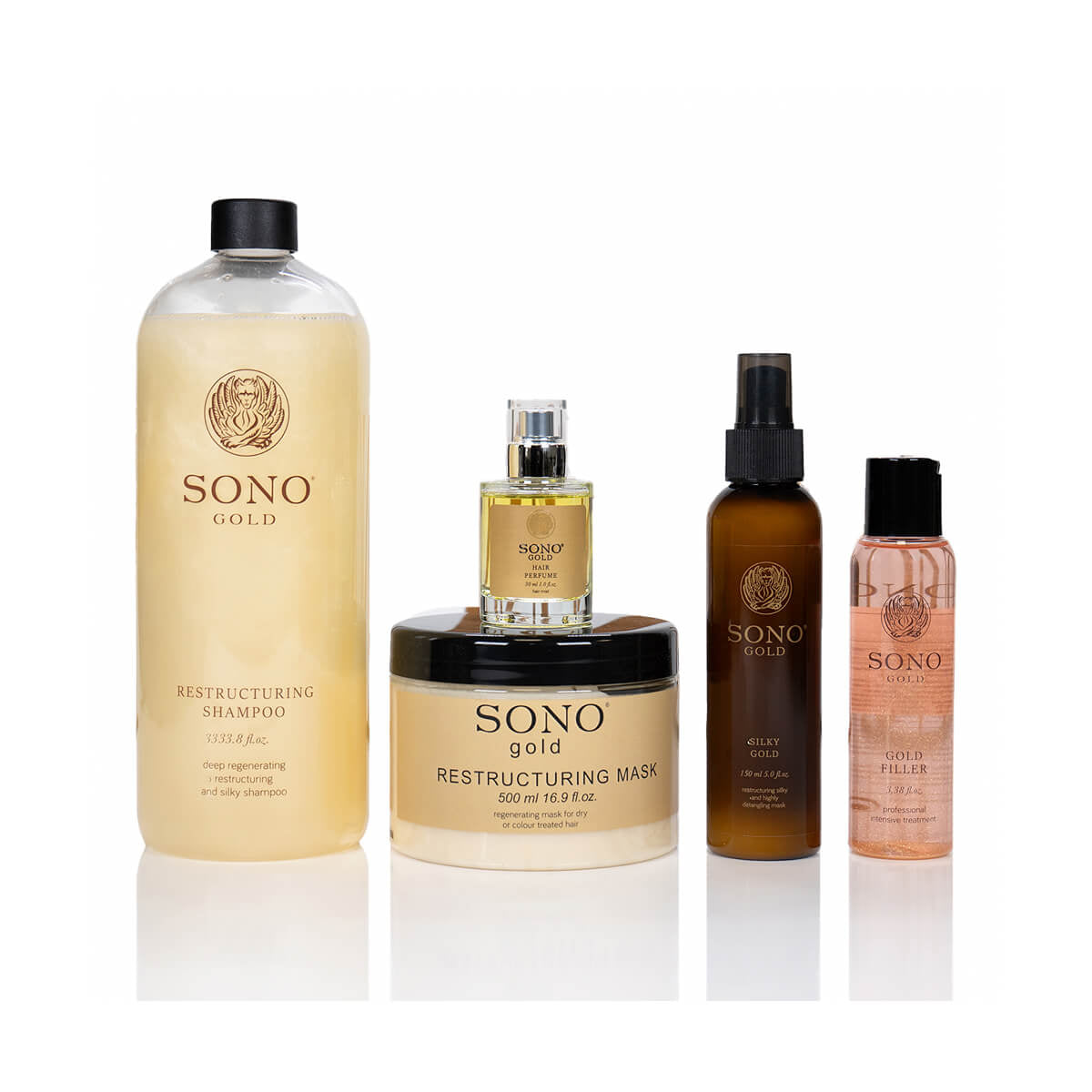 Mască leave-in Gold Sono 150ml - imagine 3