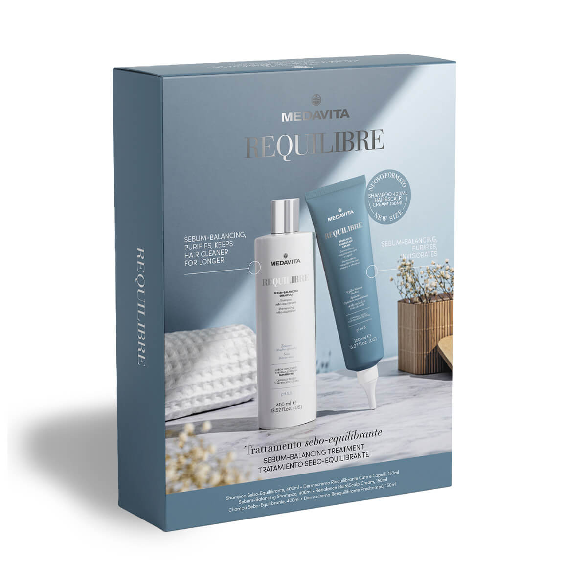Medavita Requilibre: Set Antisebum pentru Scalp Gras - RUTINA.roMedavita Requilibre: Set Antisebum pentru Scalp GrasRUTINA.roRUTINA.ro