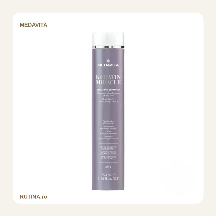 Sampon cu keratina pentru netezire - KERATIN MIRACLE – 1250 ml