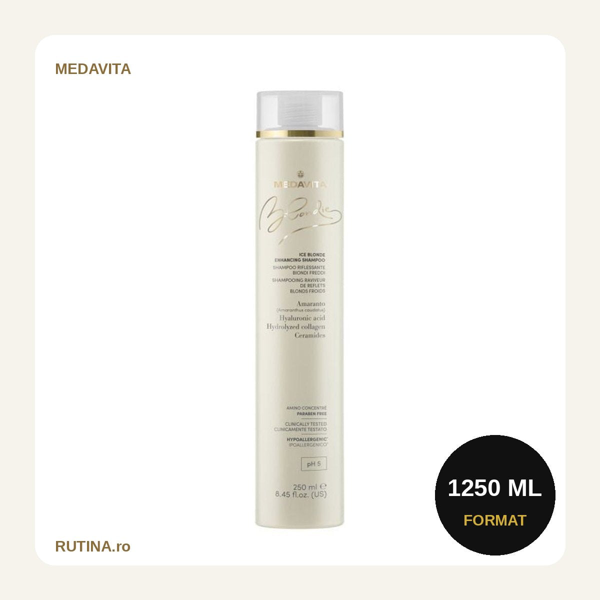 Sampon Nuantator cu pigment Rece - Blondie – 1250 ml – format 1250 ml