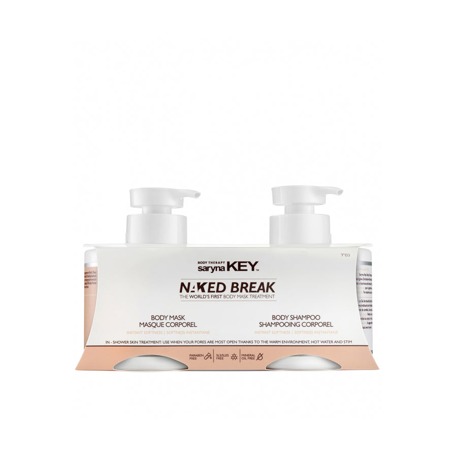 Set șampon și mască corp Naked Break Duo Body – Saryna Key – 2 x 500 ml