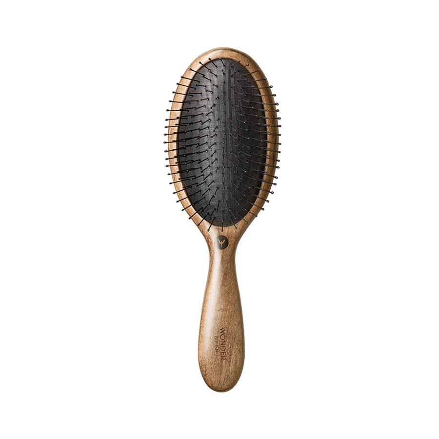 Perie de par Wonder Brush HH Simonsen — Culoare Lemn închis
