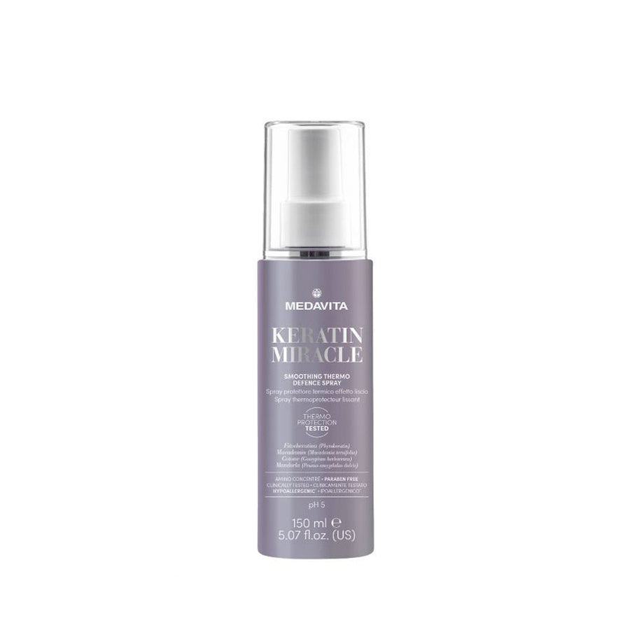 Spray protecție termică Keratin Miracle până la 230 °C – Medavita – 150 ml