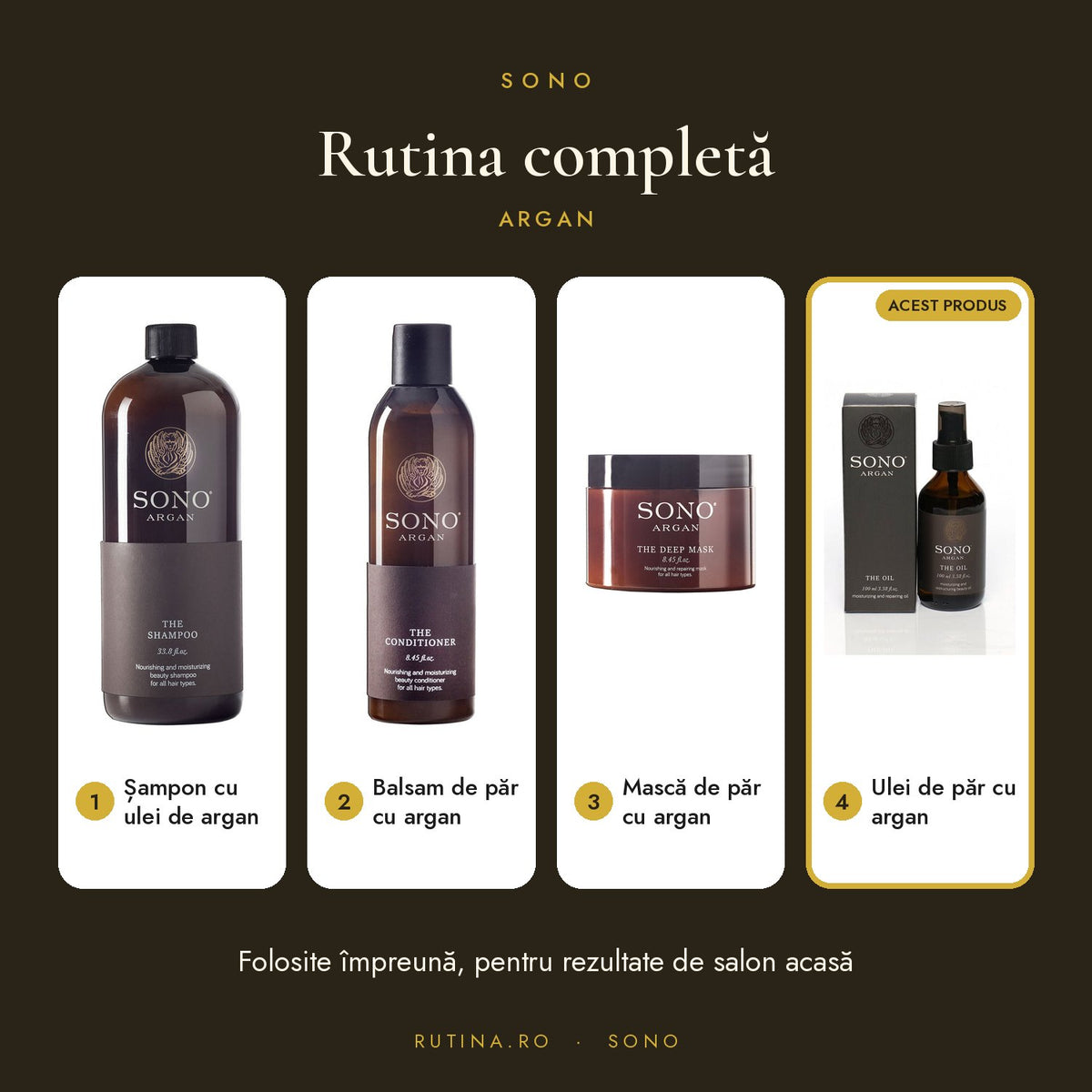 Ulei de Argan SONO – 100 ml