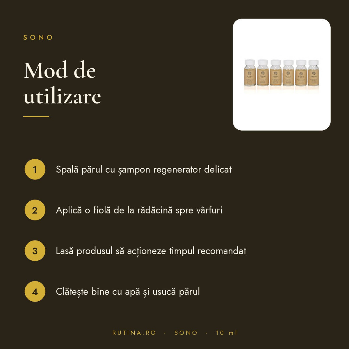 Tratament cu efect de umplere si botox - extract de ulei de Cannabis - Gold Filler — 6 x 1