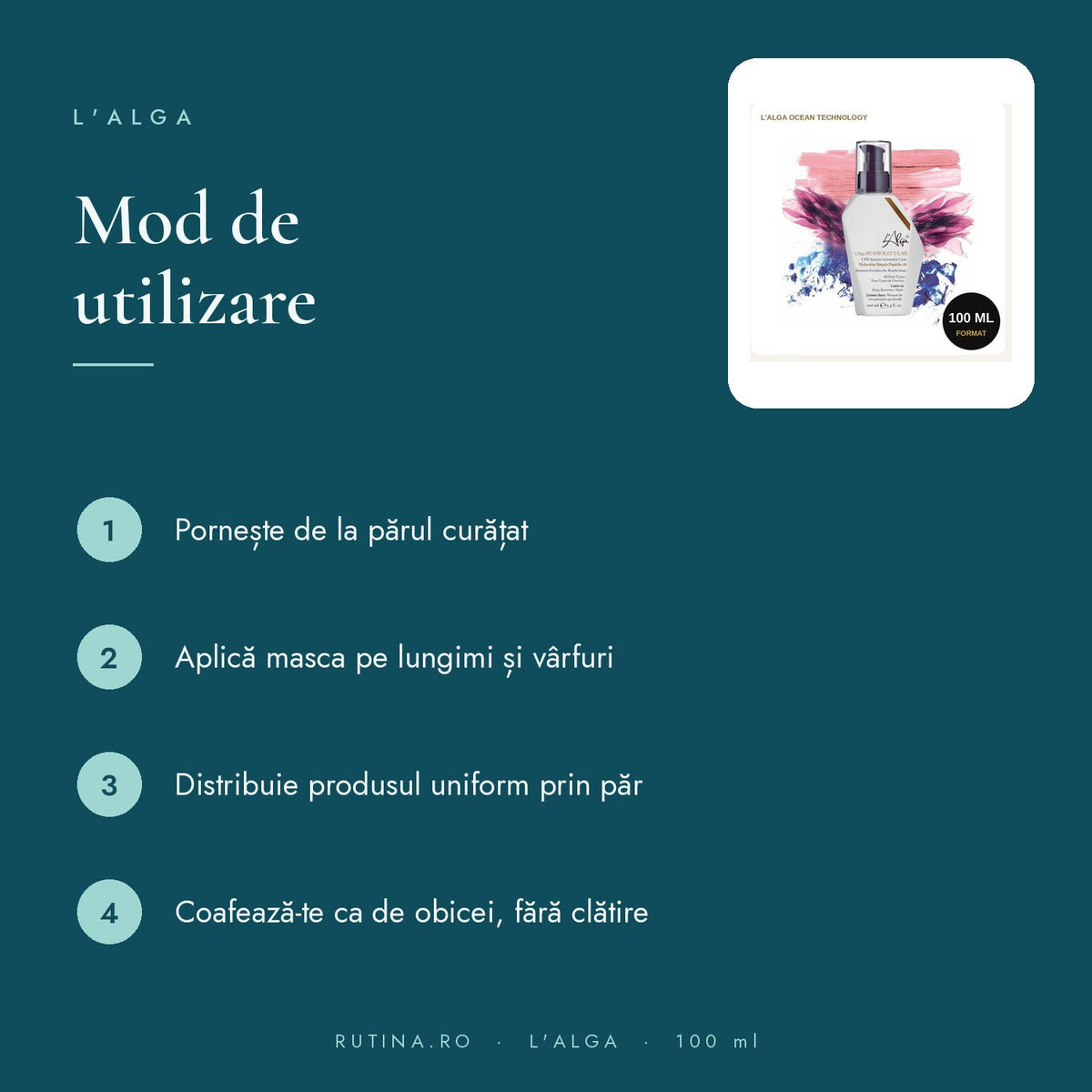 Masca Moleculara Reparatoare Intensiva - fara clatire - Seamolecular CPR P-18 – 100 ml