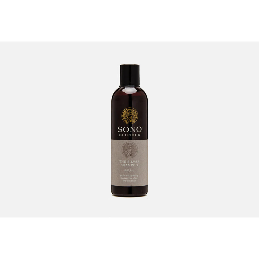 Sampon Nuantator Anti-Galben pentru par blond, gri și alb - SONO SILVER SHAMPOO — 250 ml