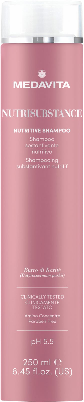 Rutină hidratare pentru păr uscat – MEDAVITA Nutrisubstance (3 pași) – Sampon pentru hidratare - Nutrisubstance
