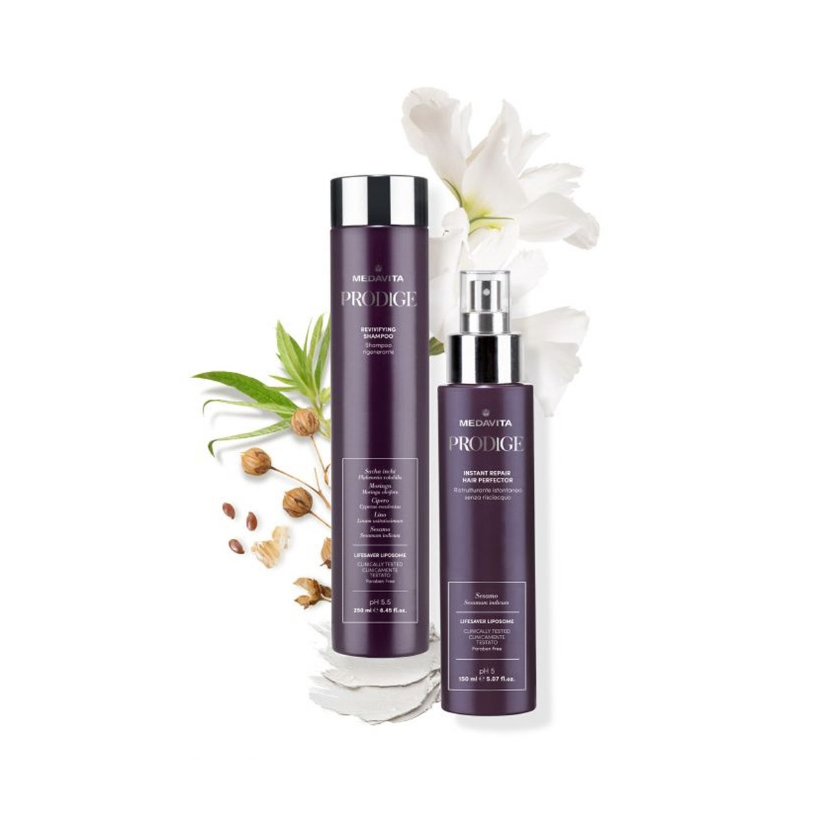 Sampon pentru Umplere si Restructurare - pH 5.5 Prodige – 55 ml – imagine 6