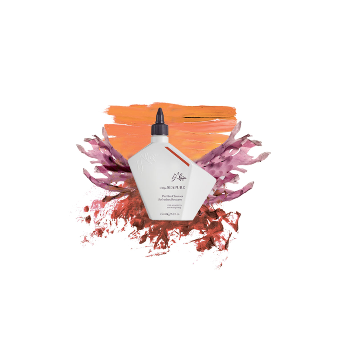 Rutină detox pentru scalp – L'ALGA SeaPure Detox (2 pași) – Sampon pregatitor pentru tratamentele de scalp SeaPure