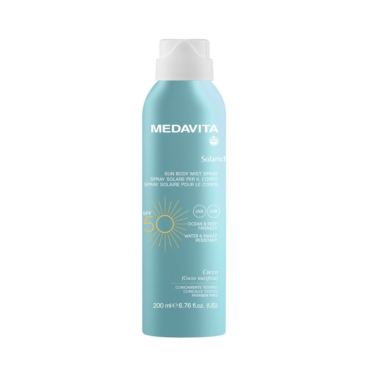 Spray Corp și Scalp SPF50 Medavita Solarich - RUTINA.roSpray Corp și Scalp SPF50 Medavita SolarichMedavitaRUTINA.ro