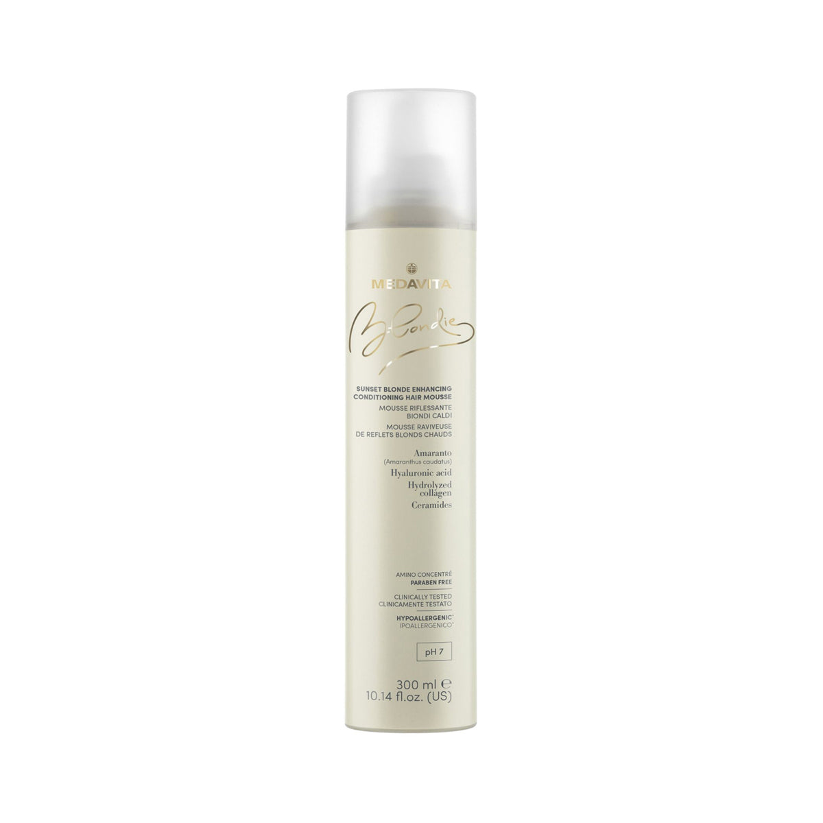 Spuma Nuantatoare cu Pigment Cald, cu Acid Hialuronic, Colagen, Ceramide