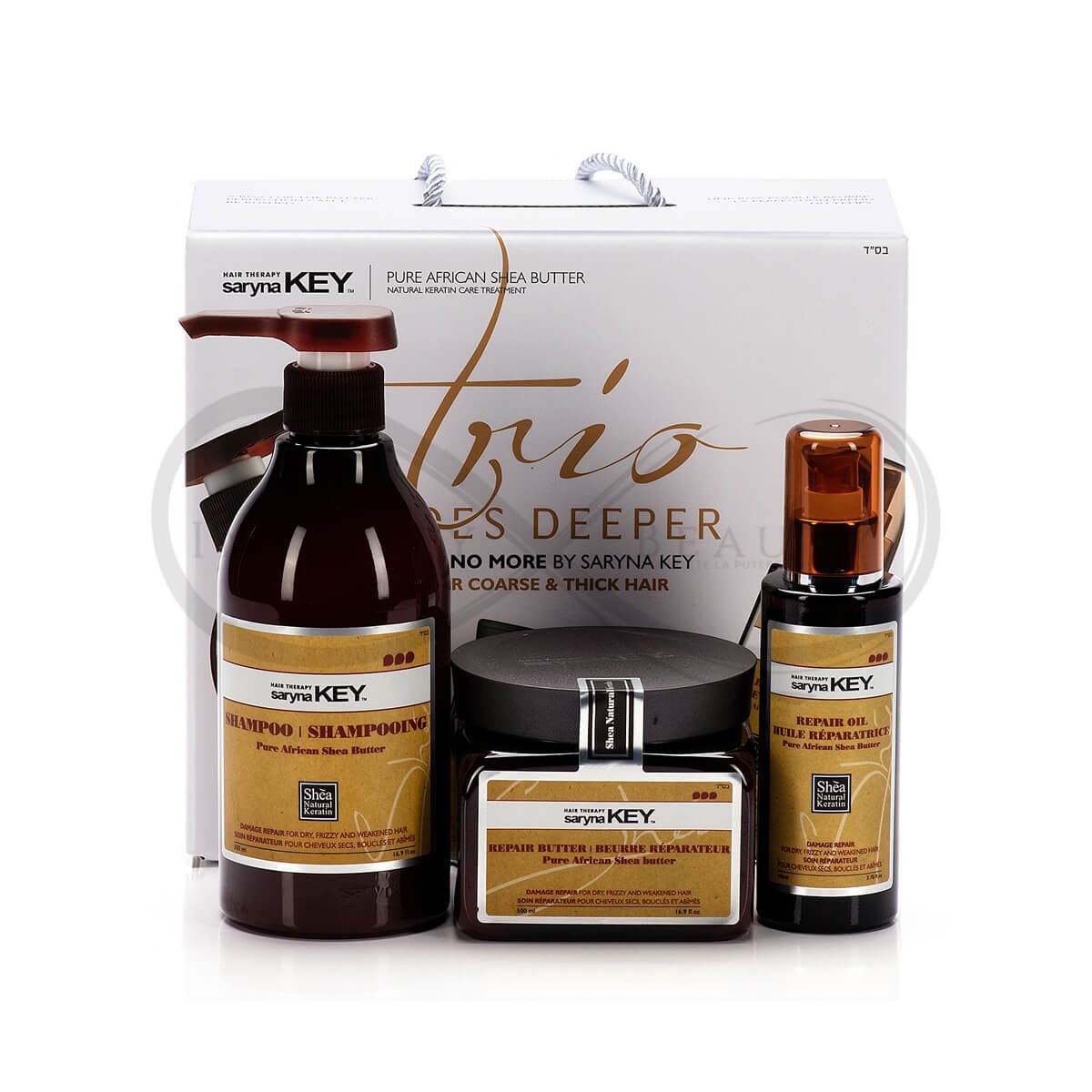Unt de Shea Reparator - Masca pt fir gros – 300 ml – imagine 3