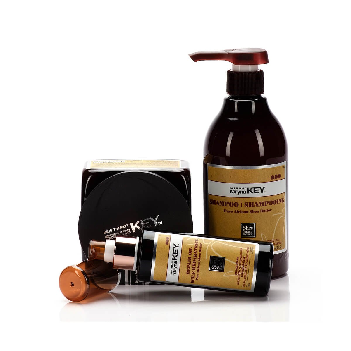 Unt de Shea Reparator - Masca pt fir gros – 300 ml – imagine 2