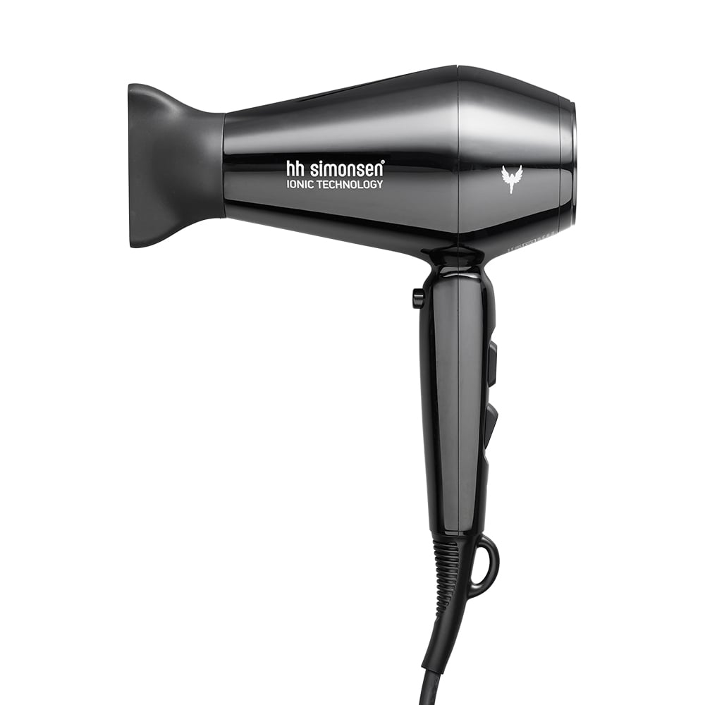 Uscător de păr HH SIMONSEN Compact Dryer Black - RUTINA.roUscător de păr HH SIMONSEN Compact Dryer BlackHh SimonsenRUTINA.ro